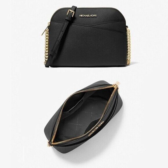 Michael Kors Women's Jet‎ Set Travel Medium Leather Crossbody Bag - Picture 2 of 4